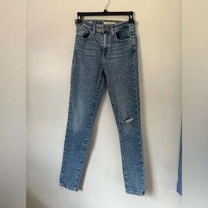 LEVIS 721 High Rise Skinny Jeans Size 25